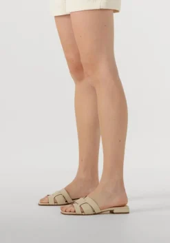 beige stefano lauran slippers 24050