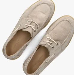 beige stefano lauran veterschoenen sl4000