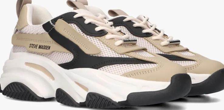beige steve madden lage sneakers possession