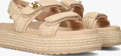 beige steve madden platte sandalen bigmona
