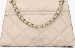 beige steve madden schoudertas bjolene