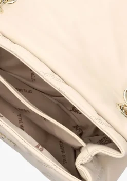 beige steve madden schoudertas bjolene