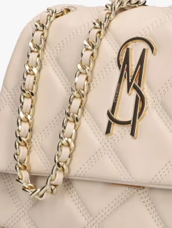 beige steve madden schoudertas bjolene
