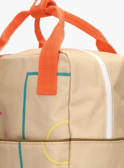 beige sticky lemon rugtas small backpack