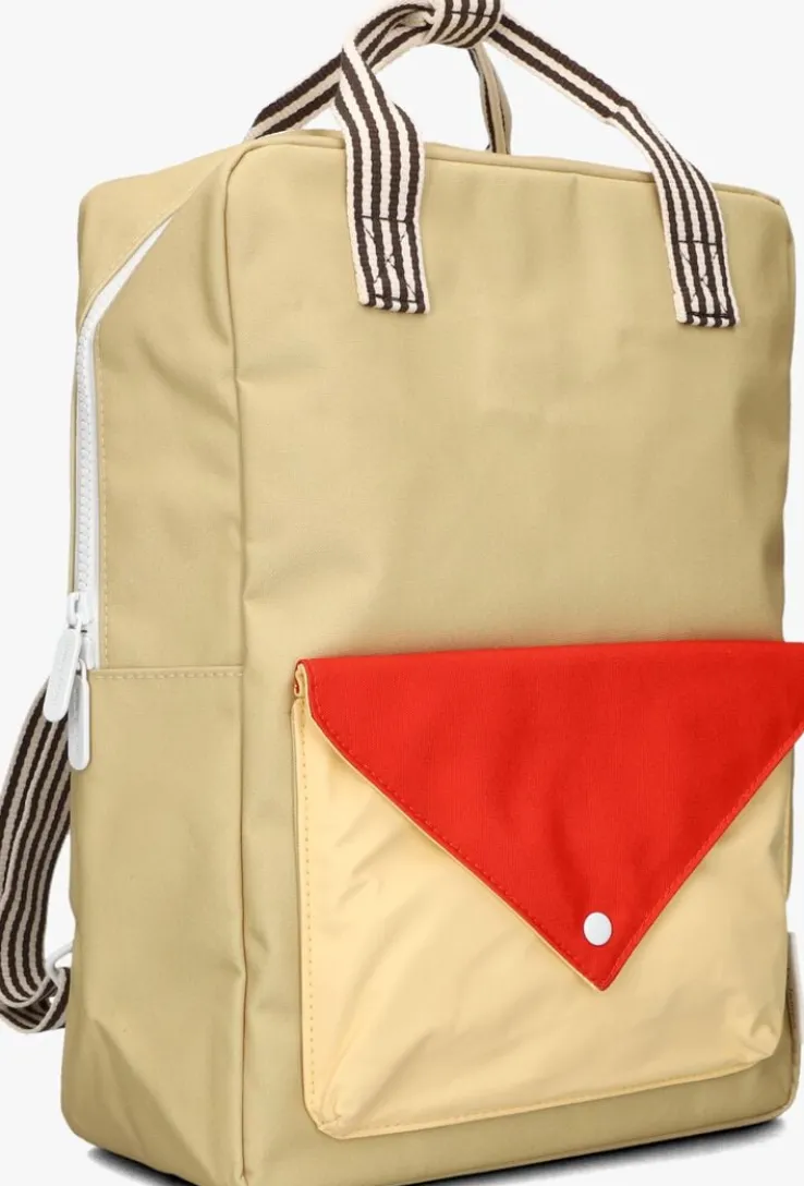beige sticky lemon rugtas backpack large