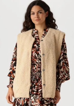 beige studio amaya gilet coco