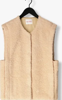 beige studio amaya gilet coco