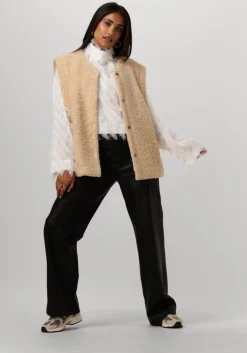 beige studio amaya gilet coco