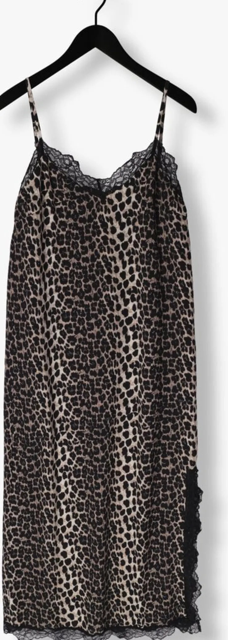 beige studio amaya maxi jurk tijger