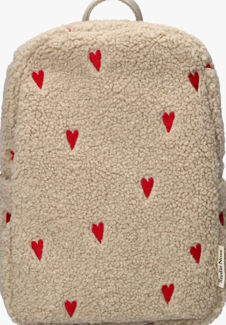 beige studio noos rugtas teddy hearts mini backpack