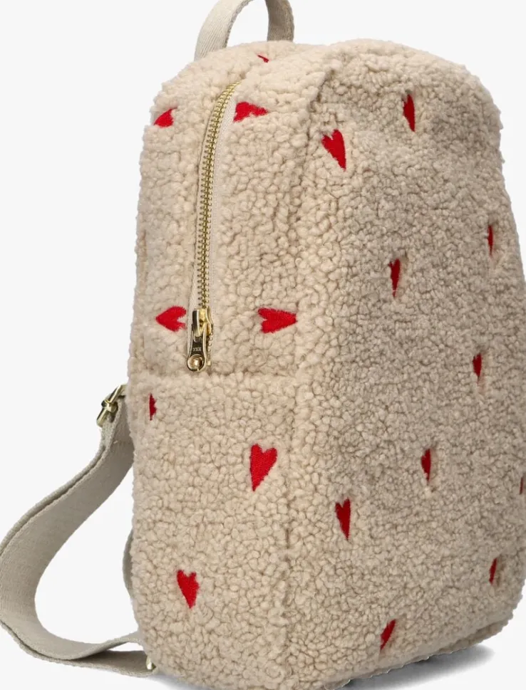 beige studio noos rugtas teddy hearts mini backpack