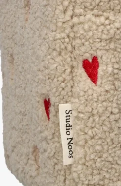 beige studio noos rugtas teddy hearts mini backpack