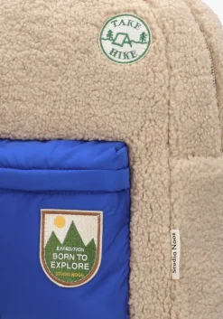 beige studio noos rugtas teddy midi backpack