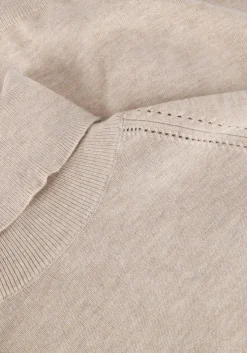 beige summum coltrui turtle neck sweater soft viscose polyamide knit