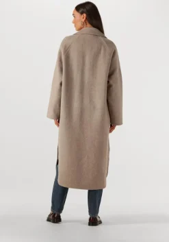 beige summum mantel jacket classic wool