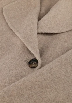 beige summum mantel jacket classic wool