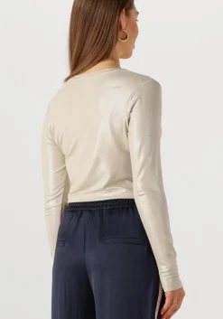 beige summum top top longsleeve fluid coated