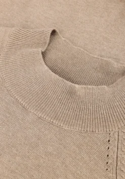 beige summum trui short sleeve sweater soft viscose polyamide knit