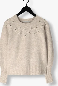 beige summum trui sweater wool elastane blend knit