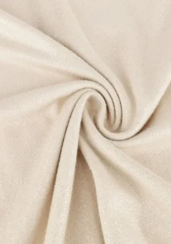 beige summum t-shirt v-neck top metallic coated jersey