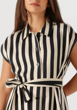 beige suncoo midi jurk celest