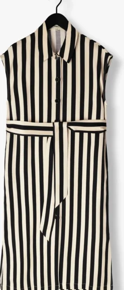 beige suncoo midi jurk celest