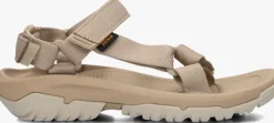 beige teva platte sandalen w hurricane xlt2