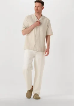 beige the goodpeople casual overhemd slin