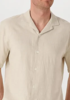 beige the goodpeople casual overhemd slin