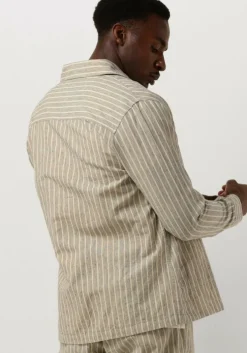 beige the goodpeople overshirt jelin