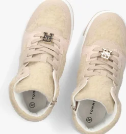 beige tommy hilfiger hoge sneakers 33530