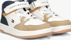 beige tommy hilfiger hoge sneakers 33633