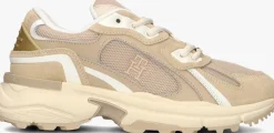 beige tommy hilfiger lage sneakers th modern rugged runner