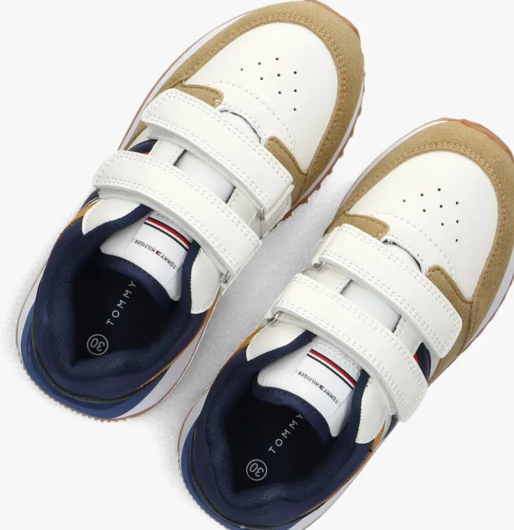 beige tommy hilfiger lage sneakers 33661