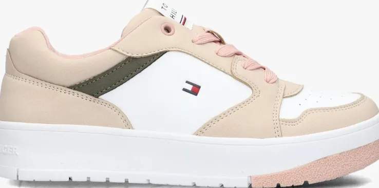 beige tommy hilfiger lage sneakers 33527