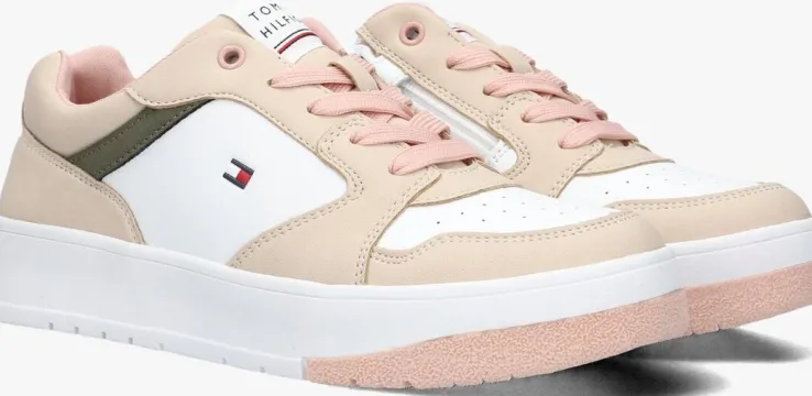 beige tommy hilfiger lage sneakers 33527
