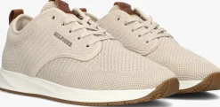 beige tommy hilfiger lage sneakers newport 3d premium knit