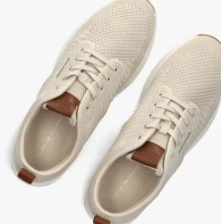 beige tommy hilfiger lage sneakers newport 3d premium knit