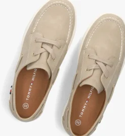 beige tommy hilfiger lage sneakers 33853