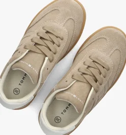 beige tommy hilfiger lage sneakers 34082
