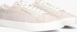 beige tommy hilfiger lage sneakers th hi vulc low