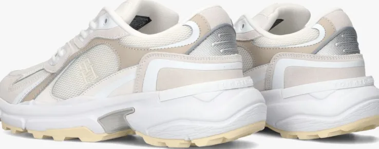 beige tommy hilfiger lage sneakers th modern rugged runner