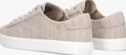 beige tommy hilfiger lage sneakers vulc sneaker chambray