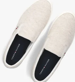 beige tommy hilfiger loafers th hi vulc low slip on ch