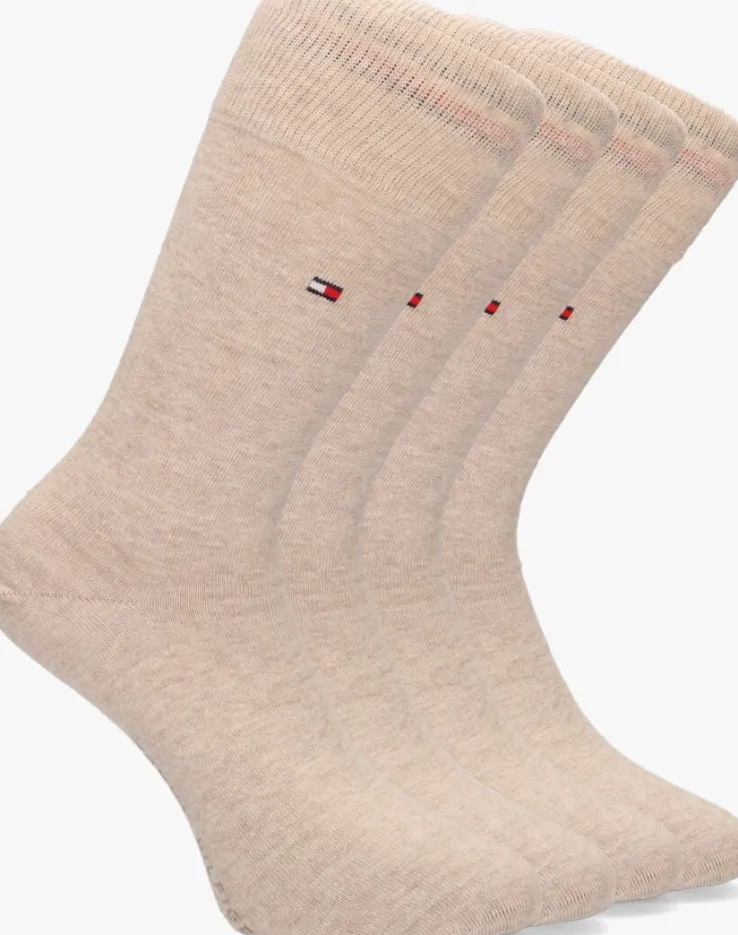 beige tommy hilfiger sokken th men sock classic