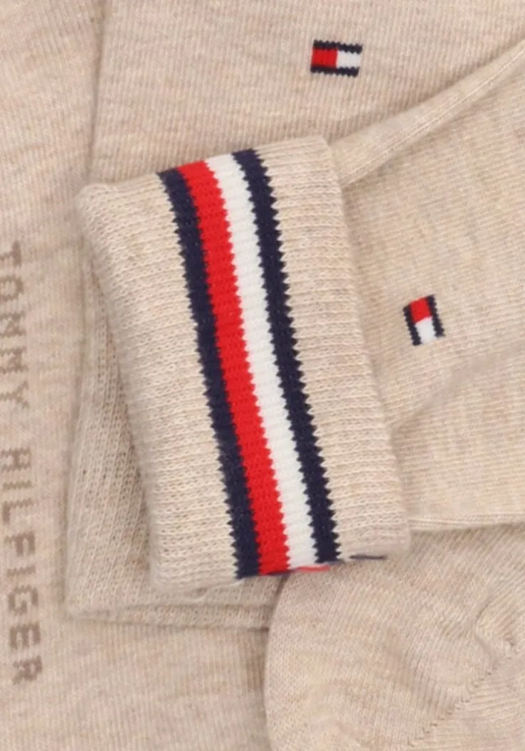 beige tommy hilfiger sokken th men sock classic