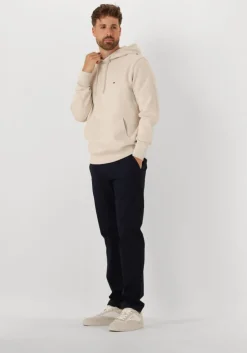 beige tommy hilfiger sweater essential terry hoody
