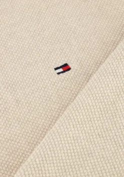 beige tommy hilfiger trui essential structure crew neck