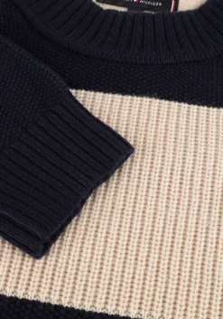 beige tommy hilfiger trui dc prep rugby cneck