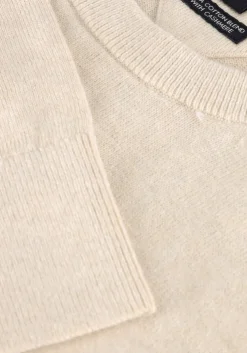 beige tommy hilfiger trui pima org ctn cashmere crew neck